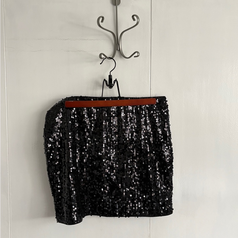 SHEIN Sequin Mini Skirt